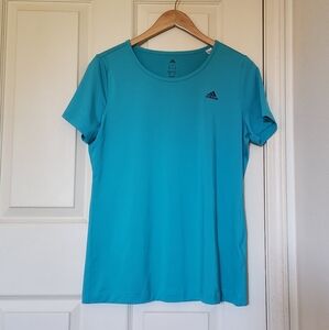 Adidas sky blue tshirt